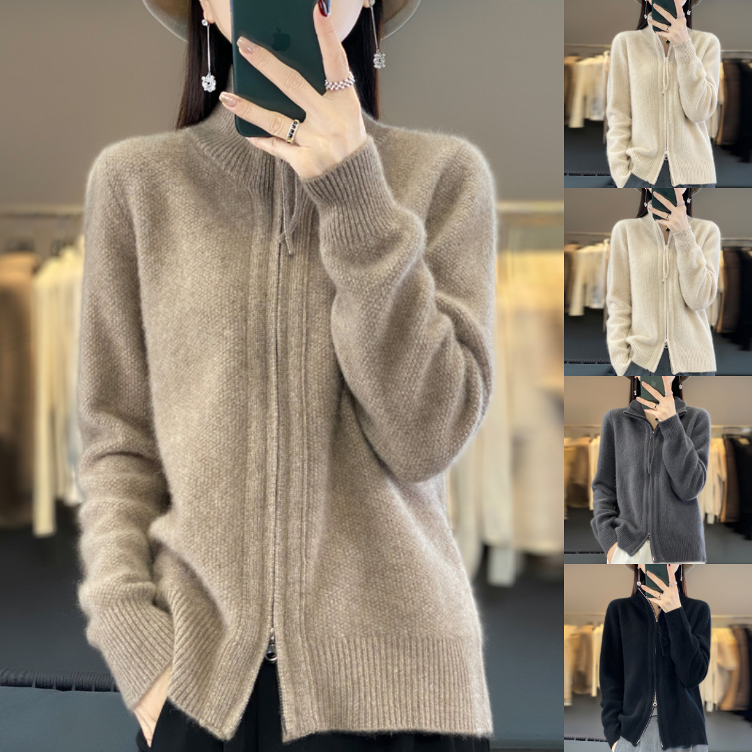 Alice & Ivy | Zip-Up Cardigan Versatile for All Seasons