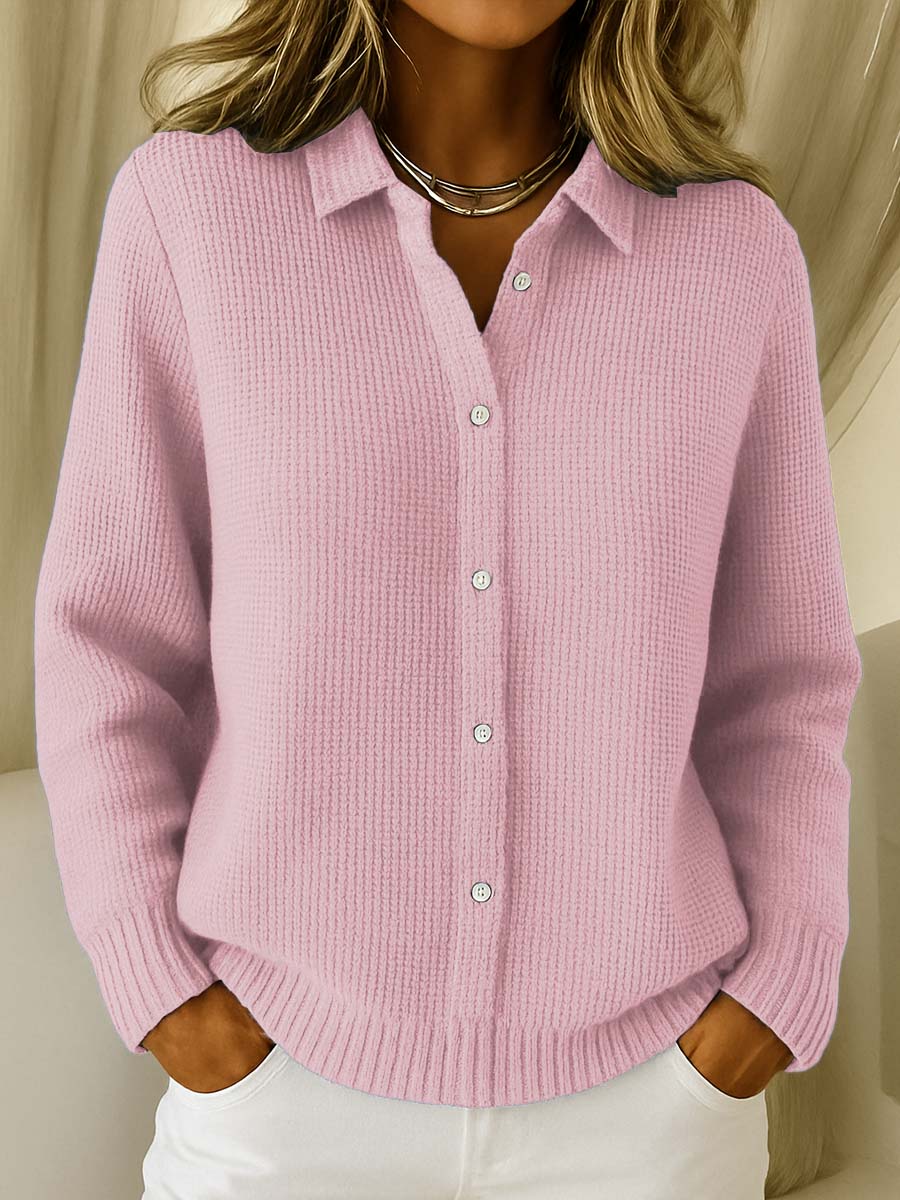 Alice & Ivy | Classic Long Knitted Buttoned Cardigan