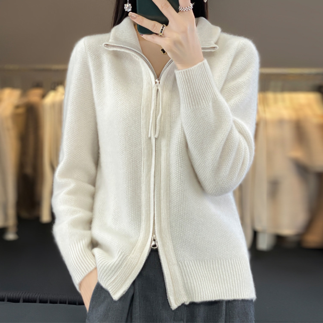 Alice & Ivy | Zip-Up Cardigan Versatile for All Seasons