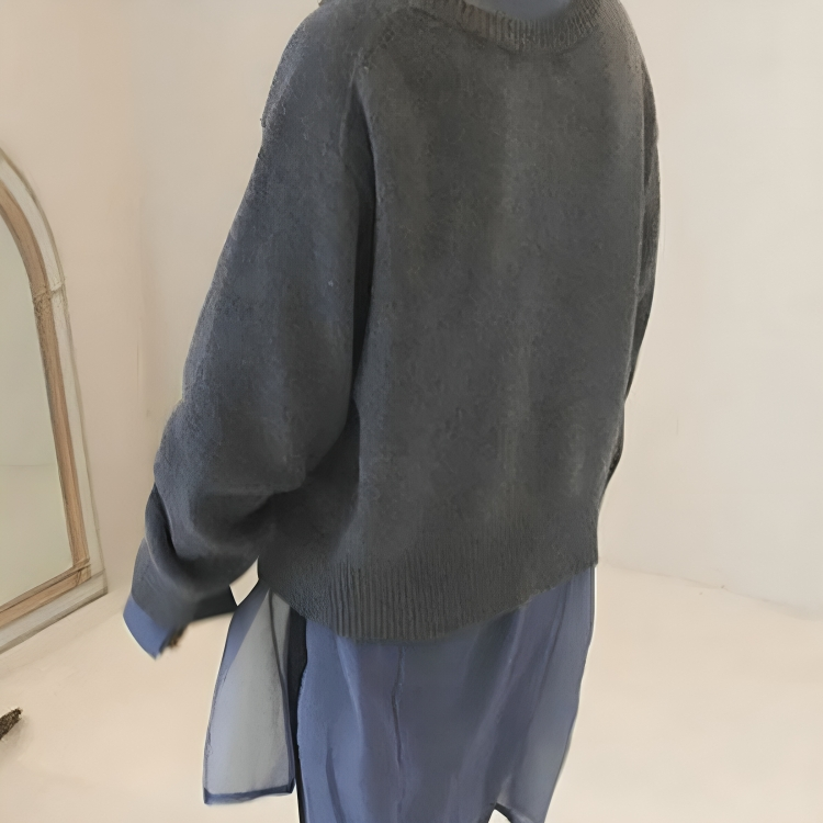Alice & Ivy | Asymmetrical Buttons Casual Layering All Seasons