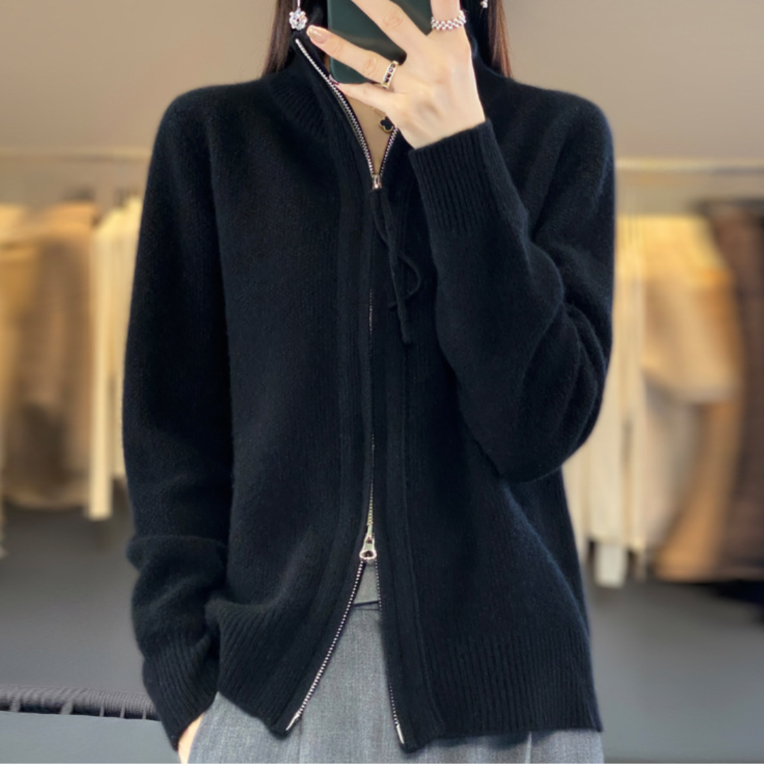 Alice & Ivy | Zip-Up Cardigan Versatile for All Seasons