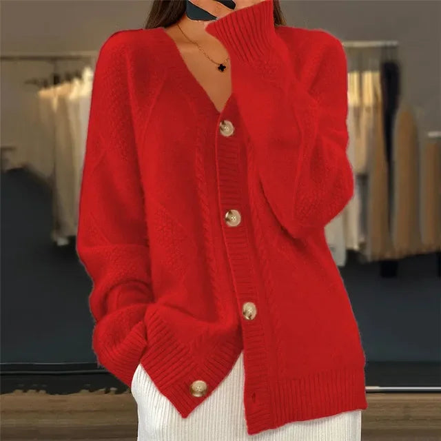 Alice & Ivy | Buttoned Cardigan with Long Sleeves