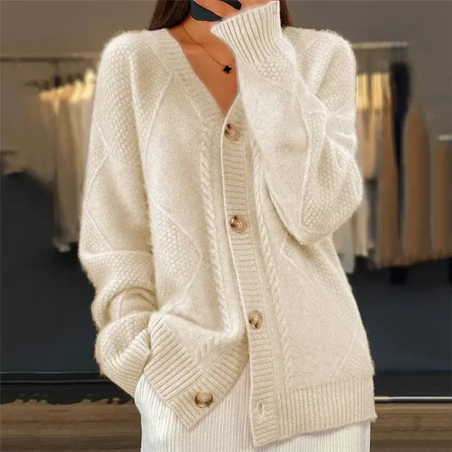 Alice & Ivy | Buttoned Cardigan with Long Sleeves