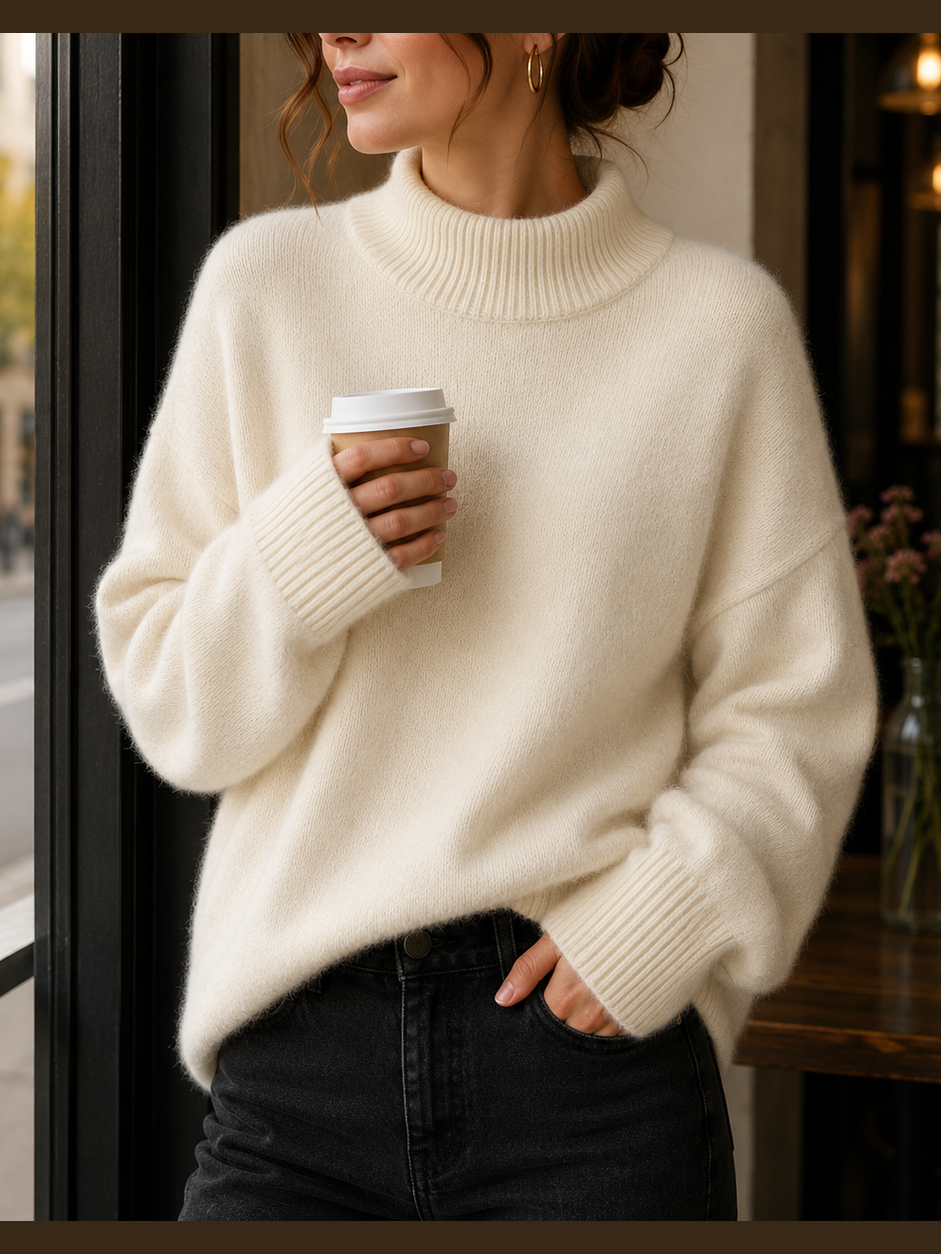 Juniper - Oversized Womens Turtleneck Sweater
