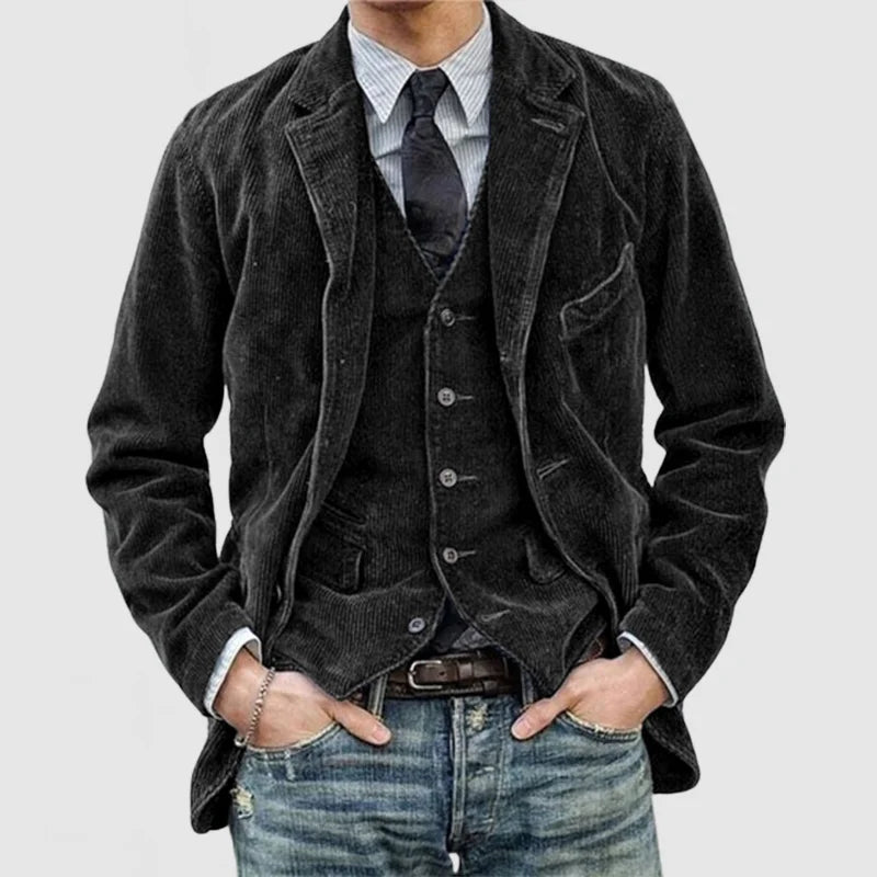 Alice & Ivy | Men's Vintage Corduroy Blazer with Vest