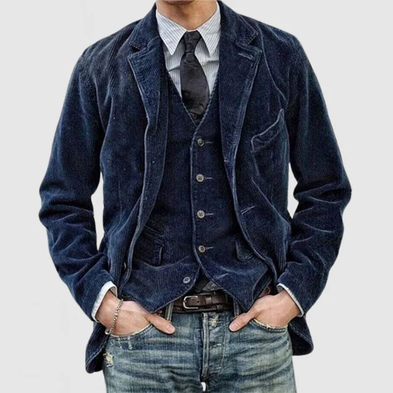 Alice & Ivy | Men's Vintage Corduroy Blazer with Vest