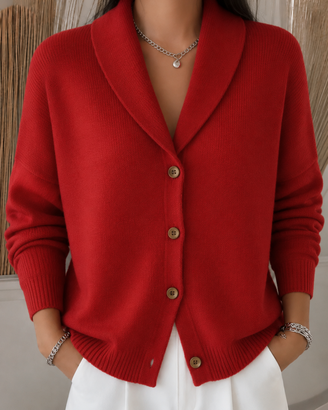 Alice & Ivy | Button Collar Cardigan