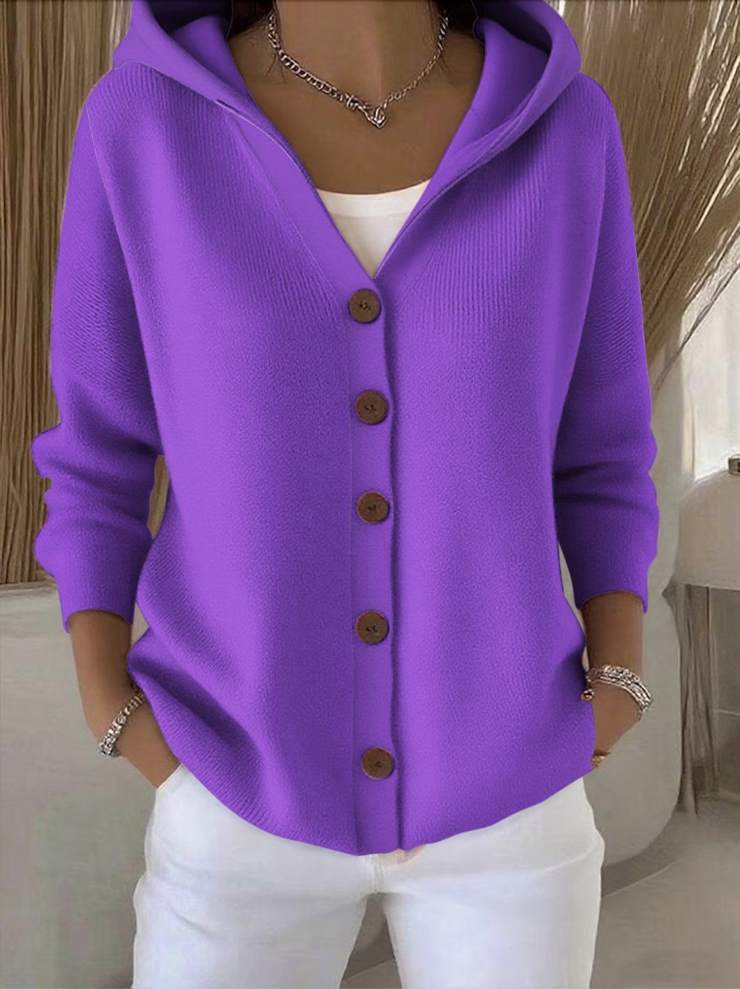 Alice & Ivy | Soft Knit Cardigan with Hood