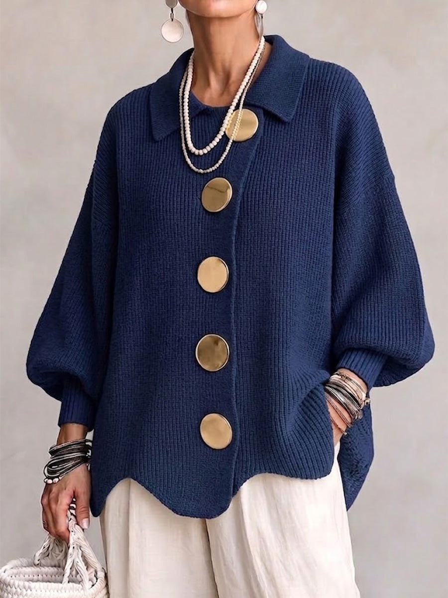 Alice & Ivy | Oversized Collared Cardigan