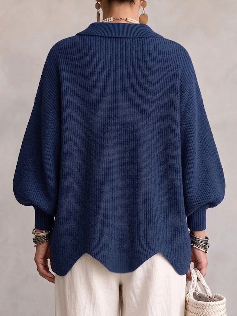 Alice & Ivy | Oversized Collared Cardigan