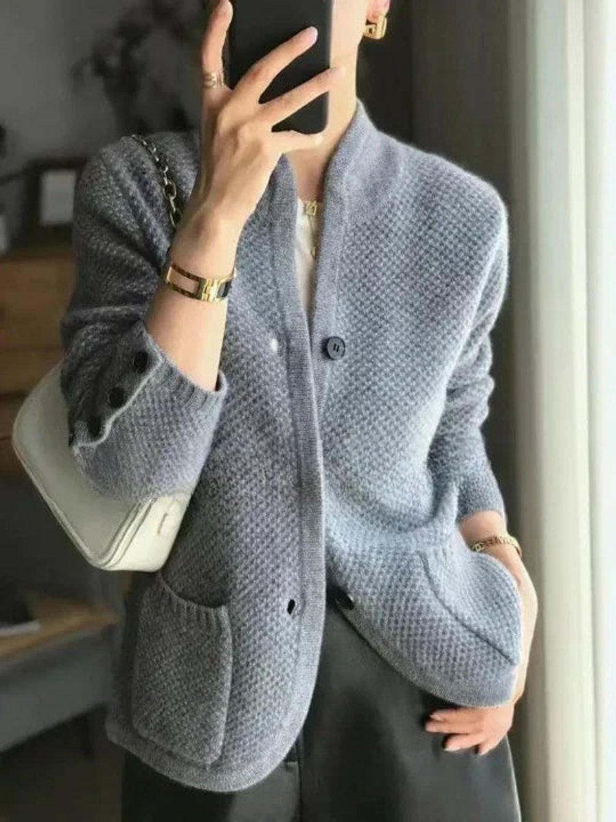 Alice & Ivy | Cozy Wool Button-Front Cardigan